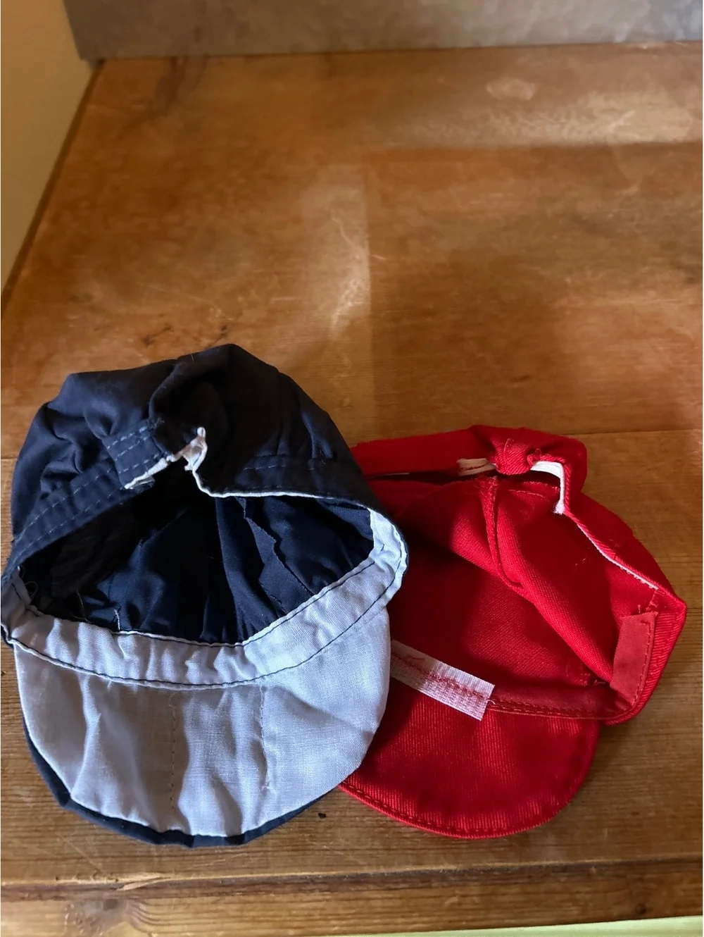 Lissi Dolls Vintage Doll Hats- other brand  - Navy Blue and Red Set